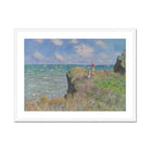 Cliff Walk at Pourville - Claude Monet Normandy Art Print