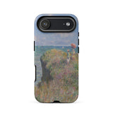 Cliff Walk at Pourville - Claude Monet Phone Case Iphone 17 Air / Matte Google Pixel 7 Pro Floral Design Masterpiece, French Aesthetic,