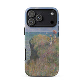 Iphone 17 Pro Max / Matte Cliff Walk at Pourville - Claude Monet Phone Case Masterpiece, French Aesthetic, 19th-century Normandy