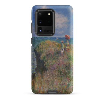 Cliff Walk at Pourville - Claude Monet Samsung Case, Galaxy S20 Ultra / Matte, Smartphone Case Impressionist Landscape Painting