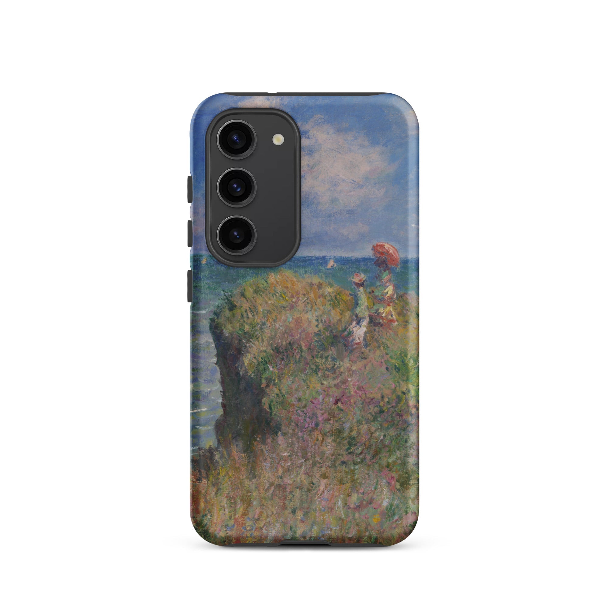 Cliff Walk at Pourville Claude Monet Samsung Case, Galaxy S23 / Matte, Smartphone Famous Impressionist Painting Case