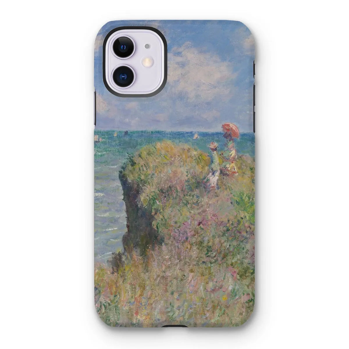 Cliff Walk At Pourville French Aesthetic Phone Case - Monet - Iphone 11 / Matte - Mobile Phone Cases - Aesthetic Art