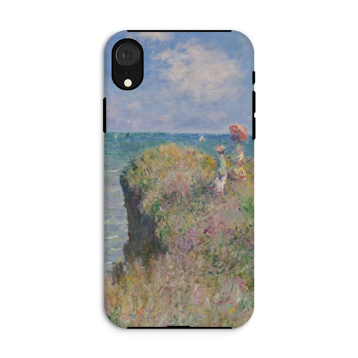 Cliff Walk At Pourville French Aesthetic Phone Case - Monet - Iphone Xr / Matte - Mobile Phone Cases - Aesthetic Art