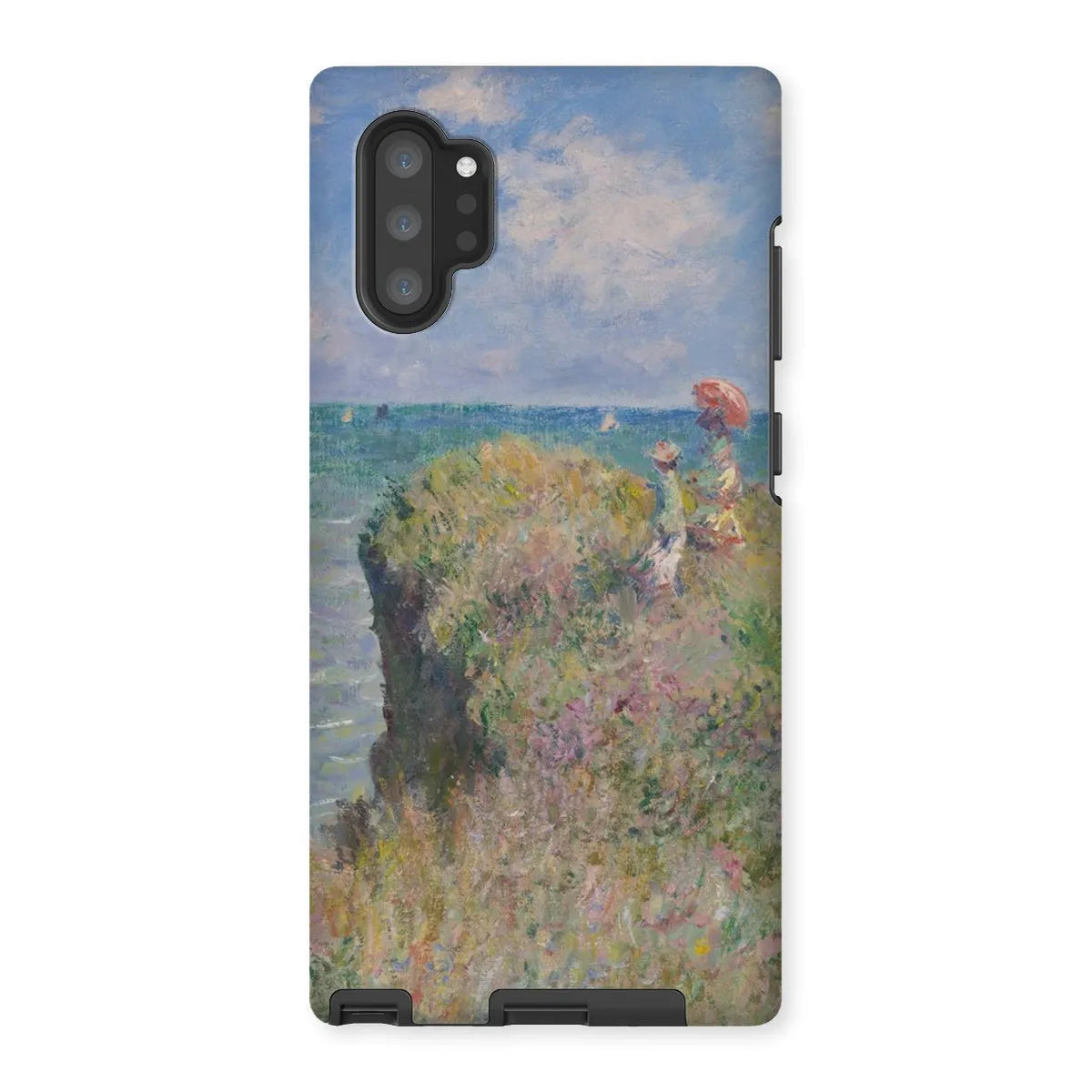Cliff Walk At Pourville French Aesthetic Phone Case - Monet - Samsung Galaxy Note 10p / Matte - Mobile Phone Cases