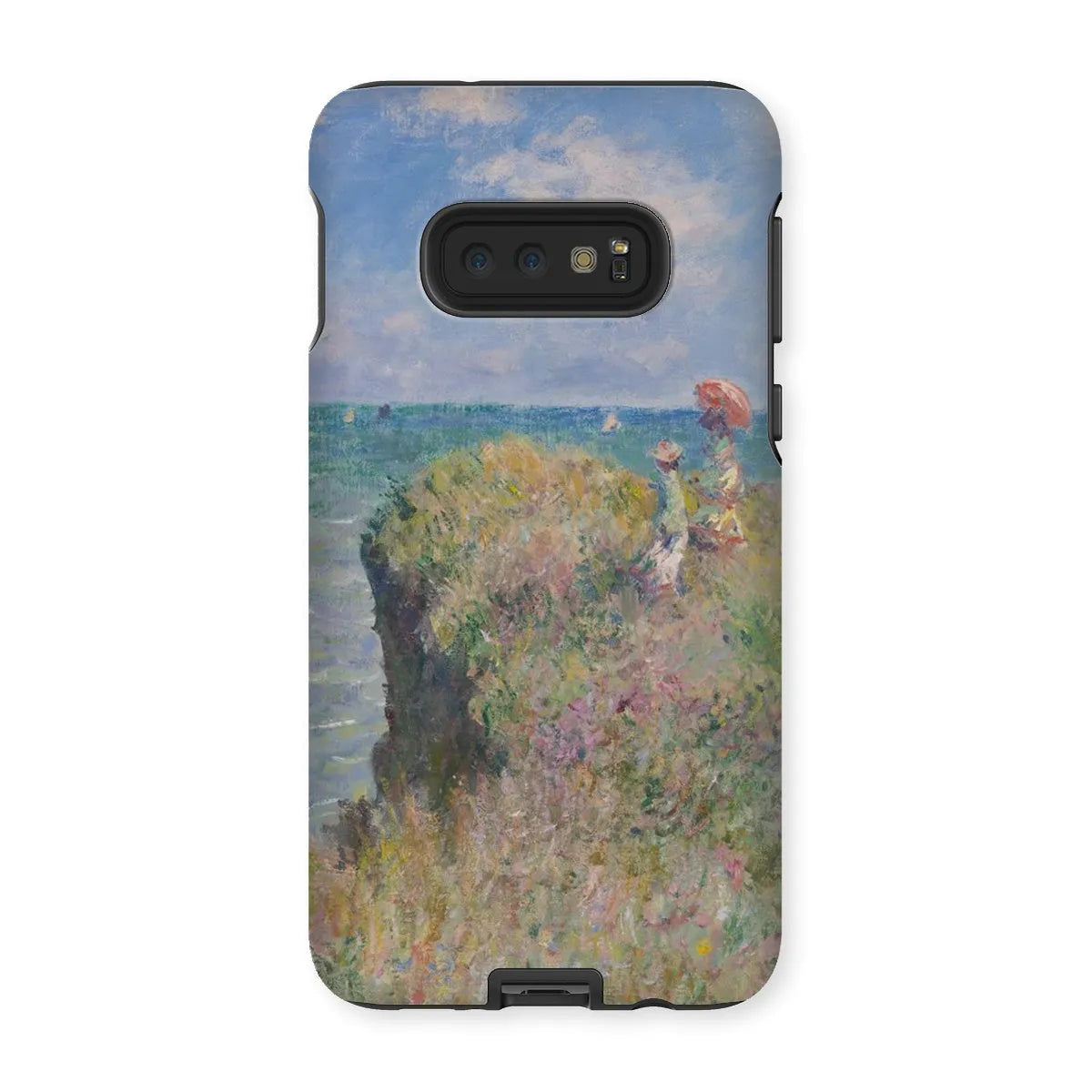 Cliff Walk At Pourville French Aesthetic Phone Case - Monet - Samsung Galaxy S10e / Matte - Mobile Phone Cases