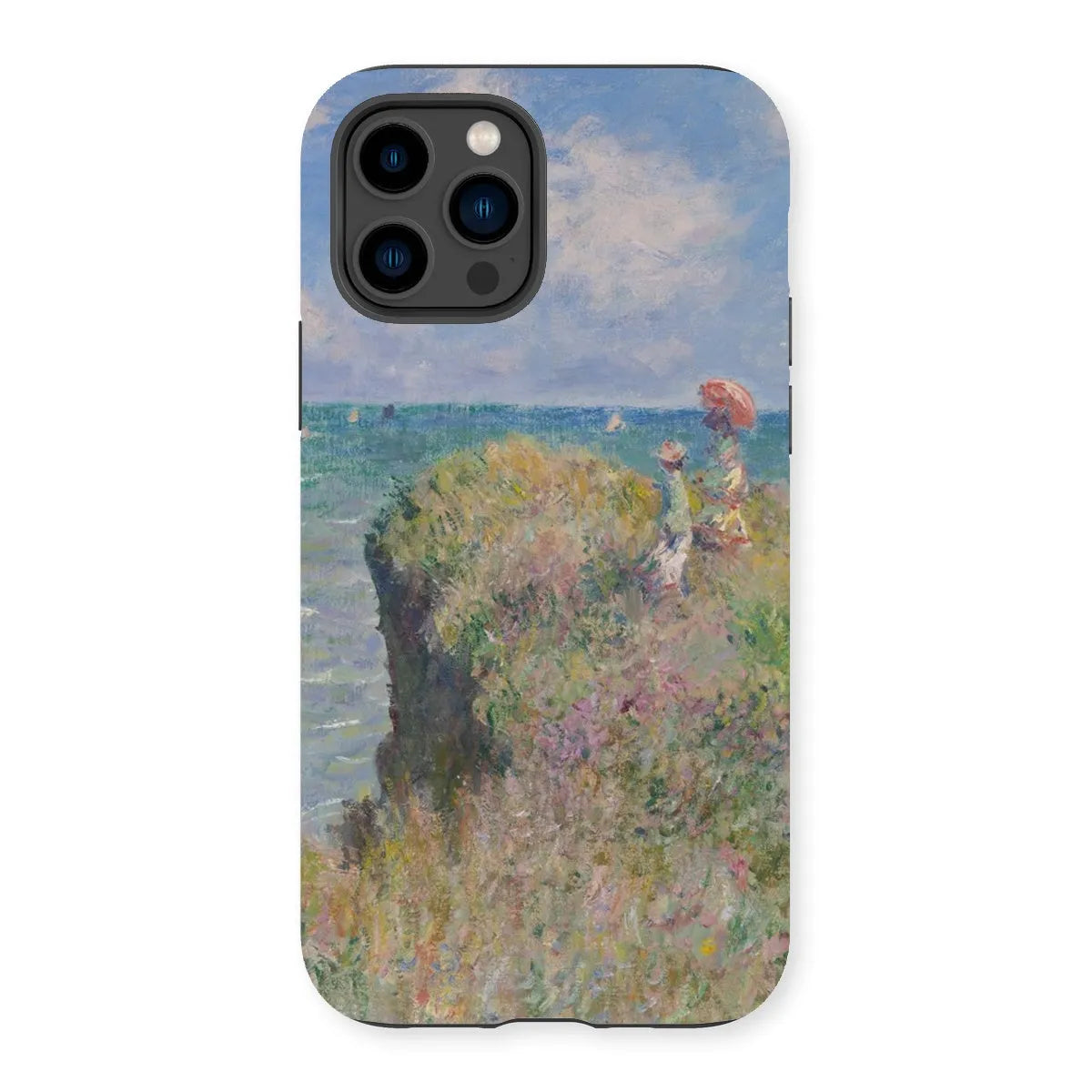 Cliff Walk At Pourville French Aesthetic Phone Case - Monet - Iphone 14 Pro / Matte - Mobile Phone Cases - Aesthetic Art
