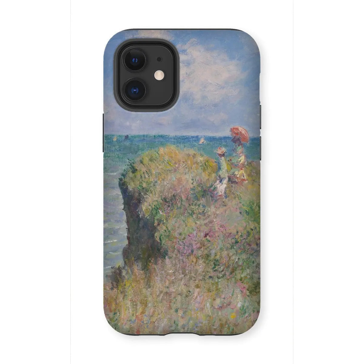 Cliff Walk At Pourville French Aesthetic Phone Case - Monet - Iphone 12 Mini / Matte - Mobile Phone Cases - Aesthetic