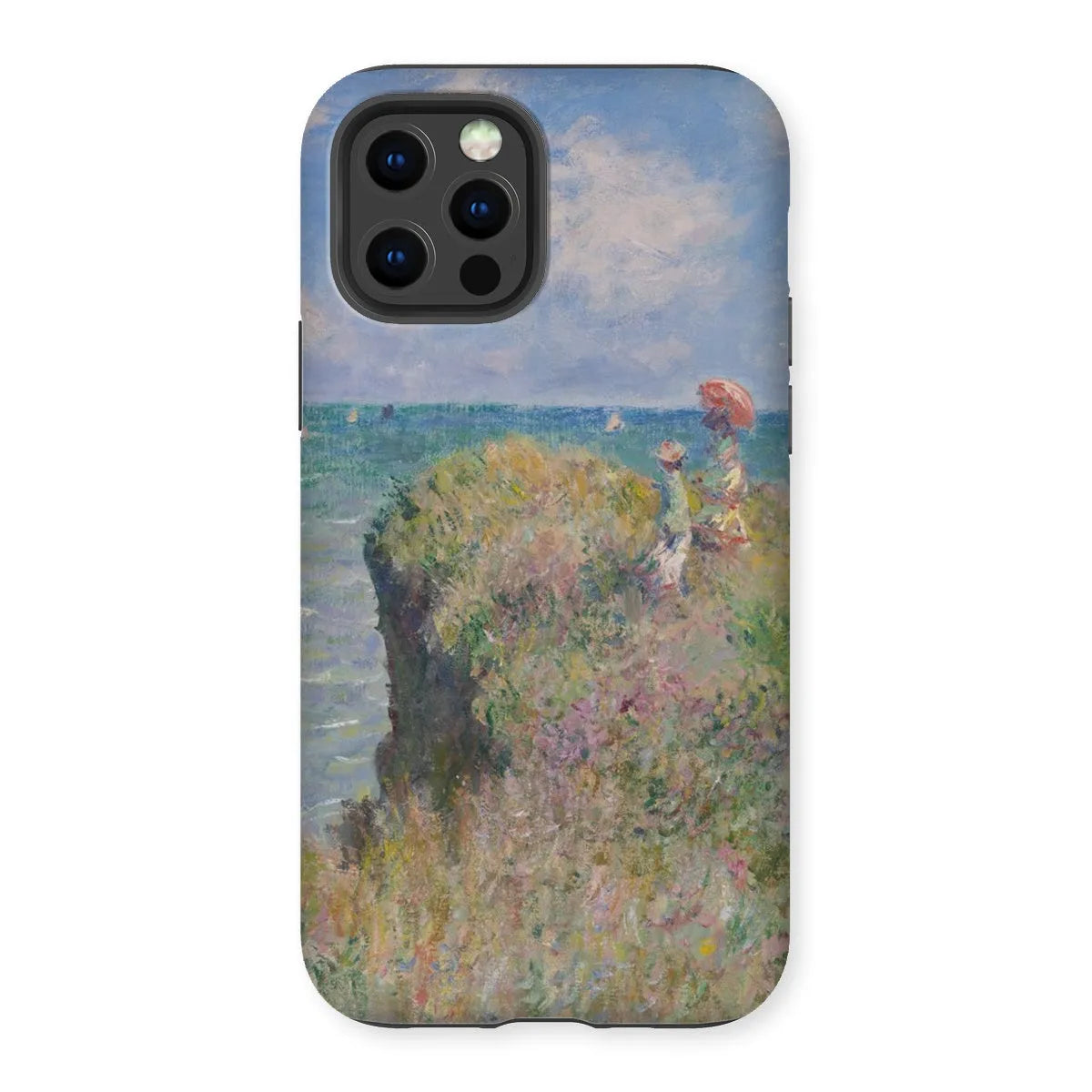 Cliff Walk At Pourville French Aesthetic Phone Case - Monet - Iphone 12 Pro / Matte - Mobile Phone Cases - Aesthetic Art