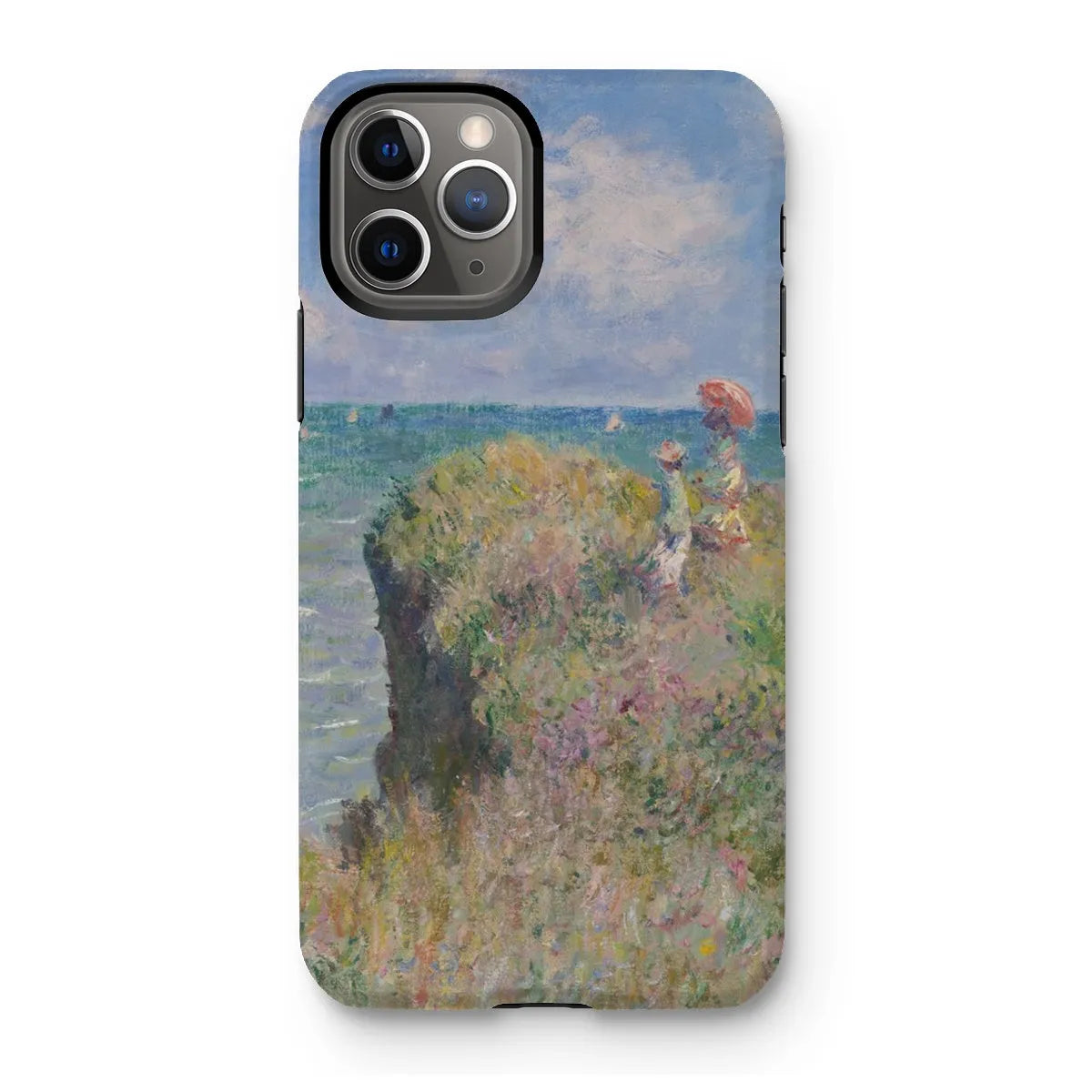 Cliff Walk At Pourville French Aesthetic Phone Case - Monet - Iphone 11 Pro / Matte - Mobile Phone Cases - Aesthetic Art