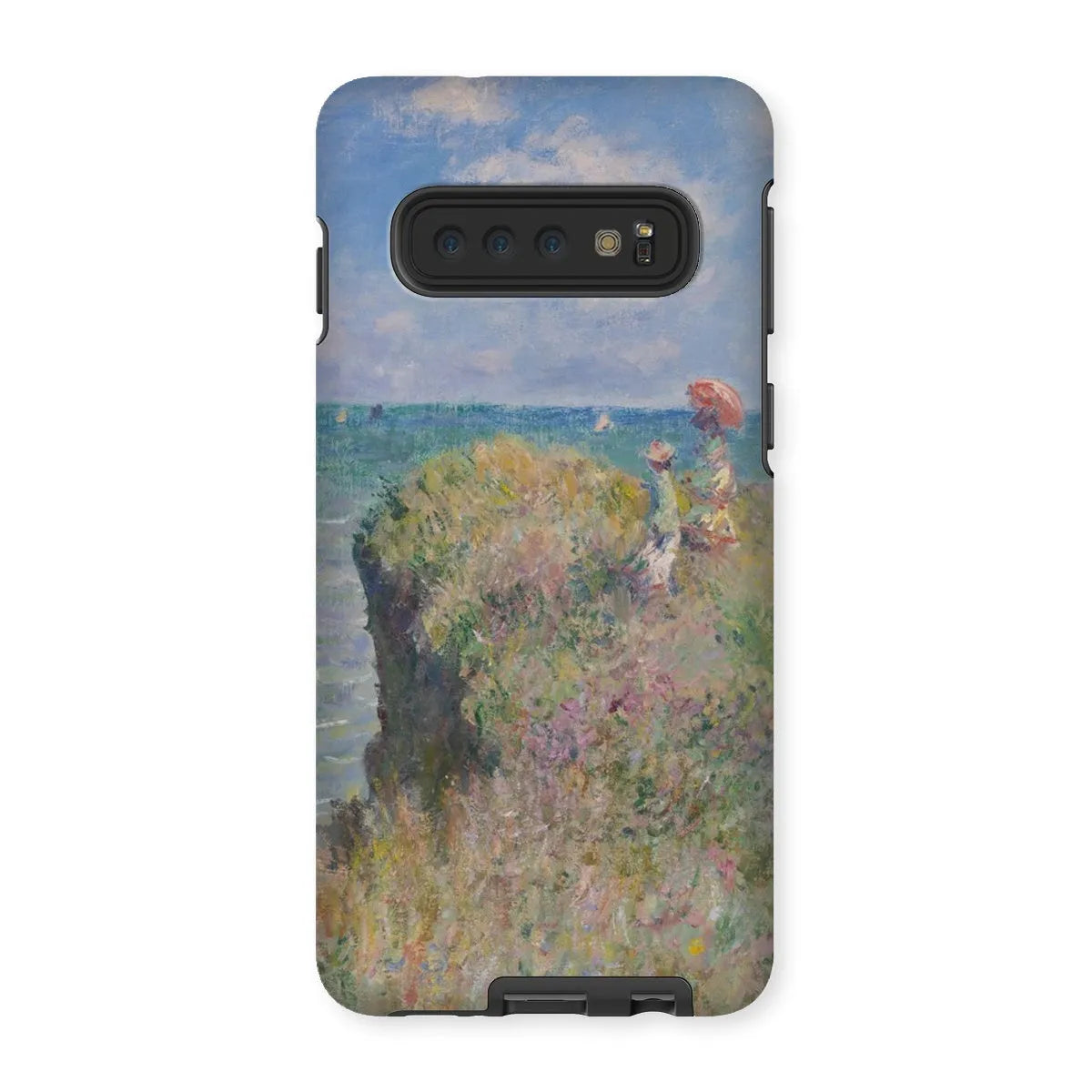 Cliff Walk At Pourville French Aesthetic Phone Case - Monet - Samsung Galaxy S10 / Matte - Mobile Phone Cases