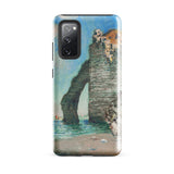 Cliffs at Etretat - Claude Monet Phone Case, Samsung Galaxy S20 Fe / Matte, Mobile Cases, Toby Leon