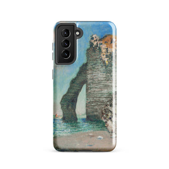 Cliffs at Etretat - Claude Monet Phone Case, Samsung Galaxy S21 / Matte, Mobile Cases, Toby Leon