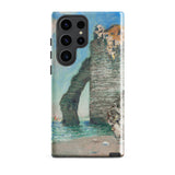 Cliffs at Etretat - Claude Monet Phone Case, Samsung Galaxy S23 Ultra / Matte, Mobile Cases, Toby Leon