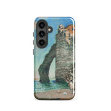 Cliffs at Etretat - Claude Monet Phone Case, Samsung Galaxy S24 / Matte, Mobile Cases, Toby Leon