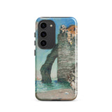 Cliffs at Etretat - Claude Monet Phone Case Samsung Galaxy S23 / Matte Phone Case Reproduction Claude Monet’s ?The Cliffs étretat” Monet V
