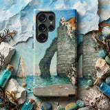 Kliffen bij Etretat - Claude Monet Samsung Galaxy Case, Mobiele Telefoonhoesjes, Toby Leon