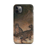Léopards nébuleux - Coque Iphone Jacques-laurent Agasse, 11 Pro Max / Mat, Coques de téléphone portable, Toby Leon