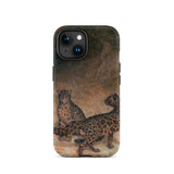 Léopards nébuleux - Coque Iphone Jacques-laurent Agasse, 15 / Mat, Coques de téléphone portable, Toby Leon