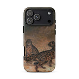 Léopards nébuleux - Coque Iphone Jacques-laurent Agasse, 17 Pro Max / Mat, Coques de téléphone portable, Toby Leon