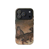 Léopards nébuleux - Coque Iphone Jacques-laurent Agasse, 17 Pro / Mat, Coques de téléphone portable, Toby Leon