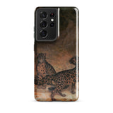 Léopards nébuleux - Étui Samsung de Jacques-laurent Agasse, Galaxy S21 Ultra / Mat, Coques de téléphone portable, Toby Leon