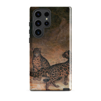 Léopards nébuleux - Étui Samsung de Jacques-laurent Agasse, Galaxy S23 Ultra / Mat, Coques de téléphone portable, Toby Leon