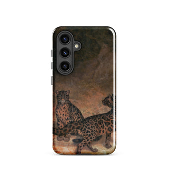 Léopards nébuleux - Étui Samsung de Jacques-laurent Agasse, Galaxy S24 / Mat, Coques de téléphone portable, Toby Leon