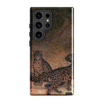 Léopards nébuleux - Étui Samsung de Jacques-laurent Agasse, Galaxy S24 Ultra / Mat, Coques de téléphone portable, Toby Leon
