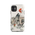 Cockerels Numata Kashu Rooster Art Iphone Case, 11 / Matte, Chicken Themed Phone Case