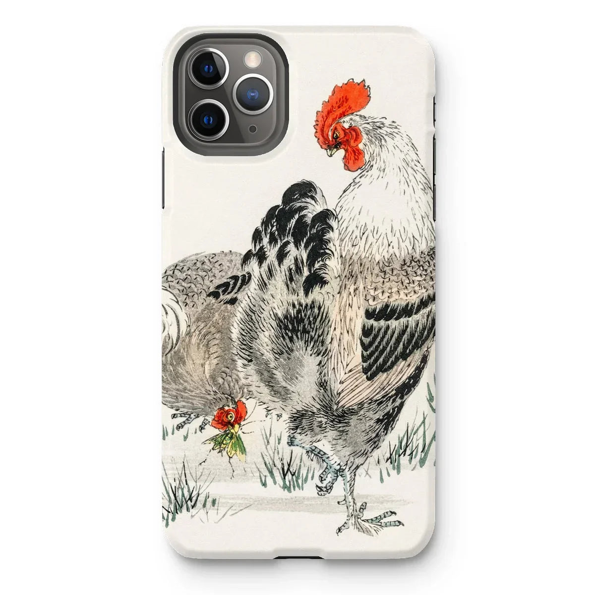 Cockerels - Numata Kashu Rooster Art Iphone Case - 11 Pro Max / Matte