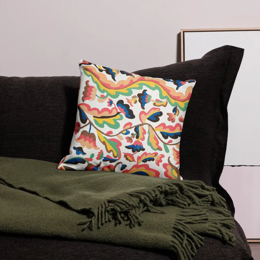 Colcha By Etna Wiswall Cushion - Throw Pillows - Aesthetic Art