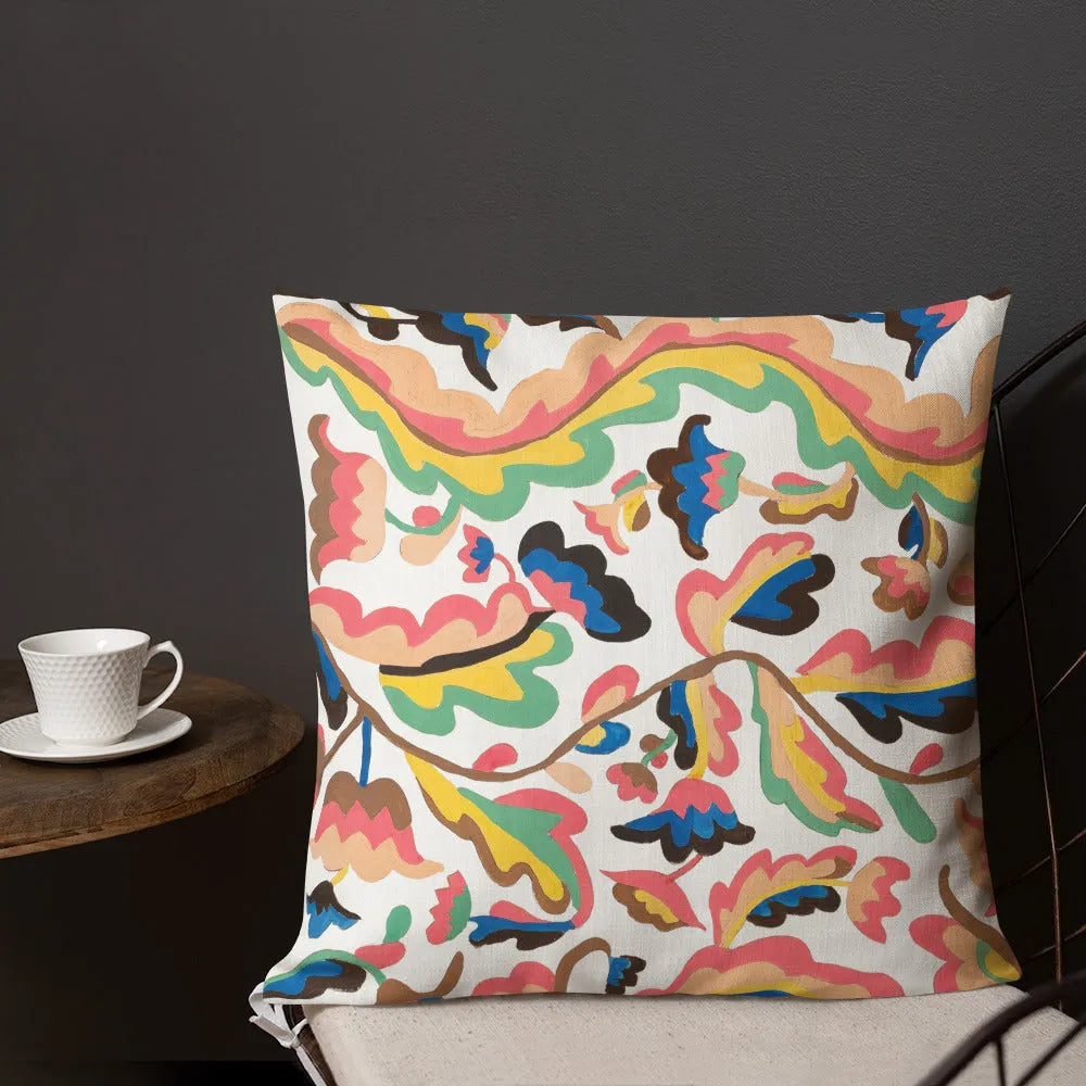 Colcha - Etna Wiswall Cushion - Throw Pillows - Aesthetic Art