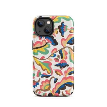 Colcha - Etna Wiswall Floral Pattern Iphone Case, 14 / Matte, Floral Patterned Phone Case