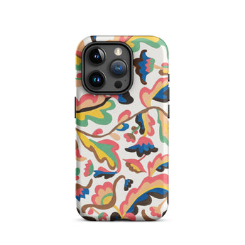 Colcha - Etna Wiswall Floral Pattern Iphone Case, 15 Pro / Matte, Floral Patterned Phone Case
