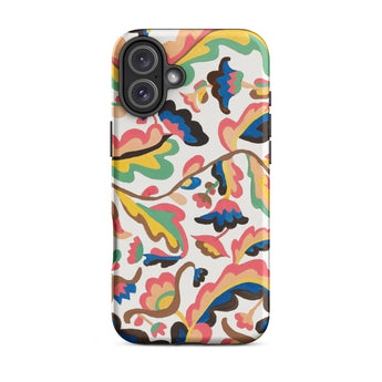 Colcha - Etna Wiswall Floral Pattern Iphone Case, 16 Plus / Matte, Floral Patterned Phone Case
