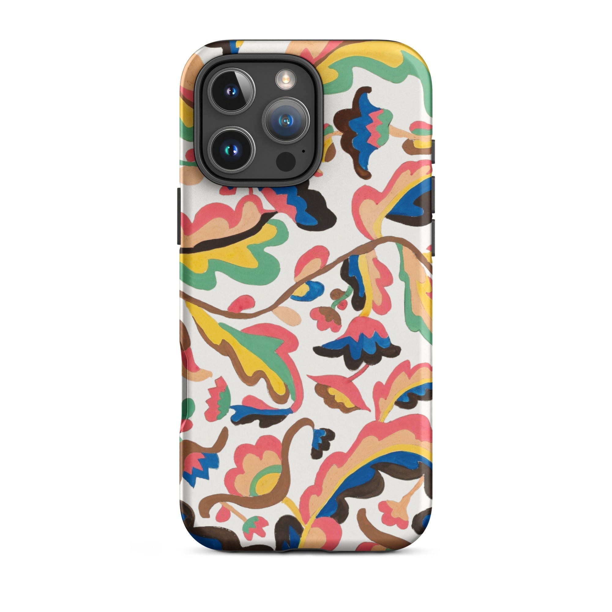 Colcha - Etna Wiswall Floral Pattern Iphone Case, 16 Pro Max / Matte, Floral Patterned Phone Case