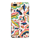 Colcha - Etna Wiswall Floral Pattern Iphone Case, 8 Plus / Matte, Colorful Abstract Patterned Phone Case Floral Organic Shapes