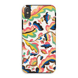 Colcha - Etna Wiswall Floral Pattern Iphone Case, Xs / Matte, Colorful Abstract Patterned Phone Case Organic Shapes Vibrant