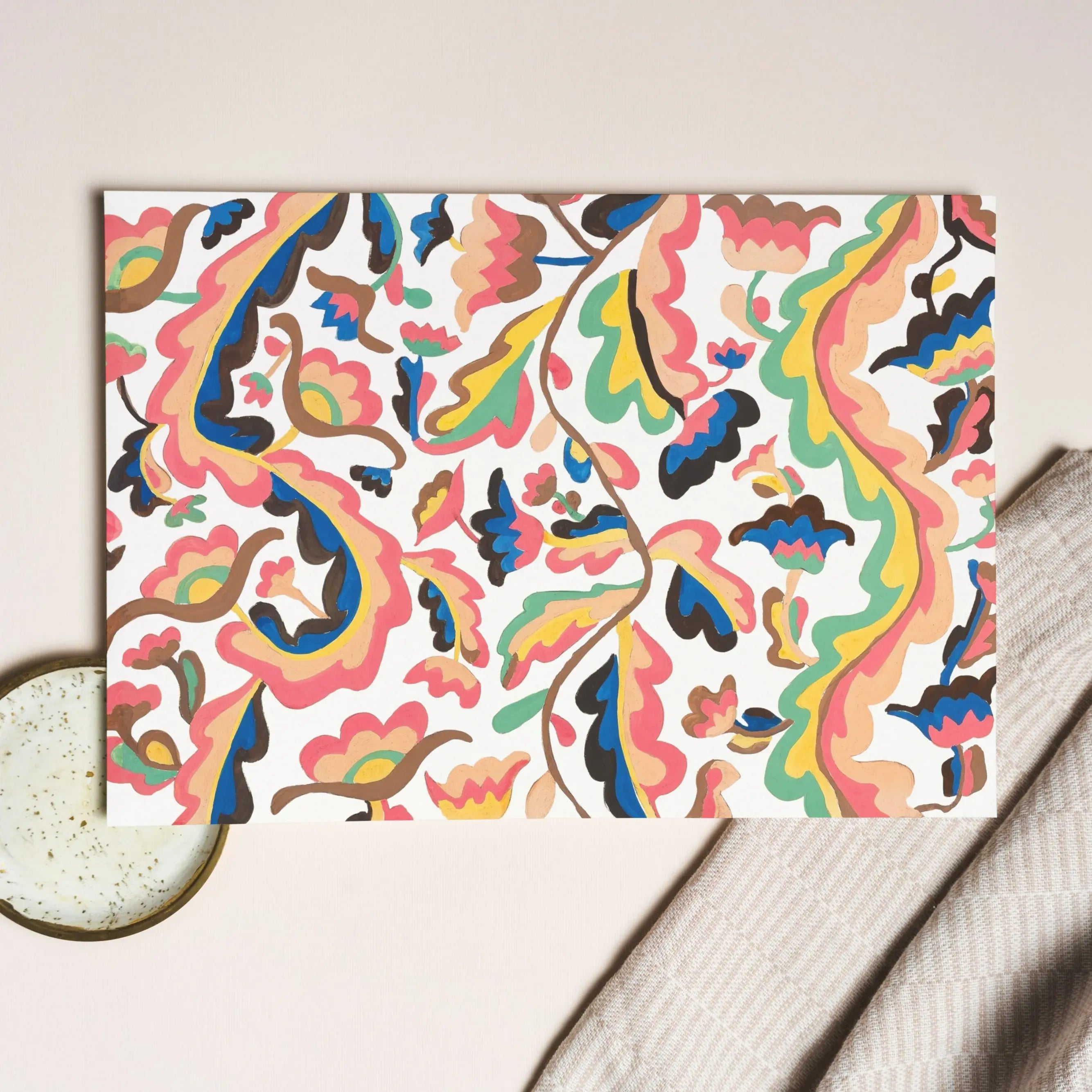 Colcha By Etna Wiswall Greeting Card - Notebooks & Notepads - Aesthetic Art