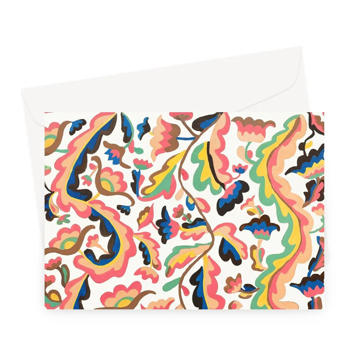 Colcha By Etna Wiswall Greeting Card - A5 Landscape / 1 Card - Greeting & Note Cards - Aesthetic Art