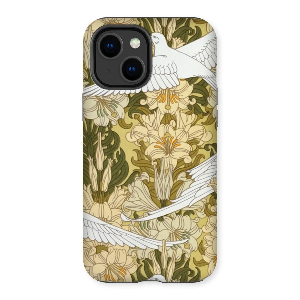 Colombes Et Lis Bird Art Phone Case - Maurice Pillard Verneuil - Iphone 14 Plus / Matte - Mobile Phone Cases
