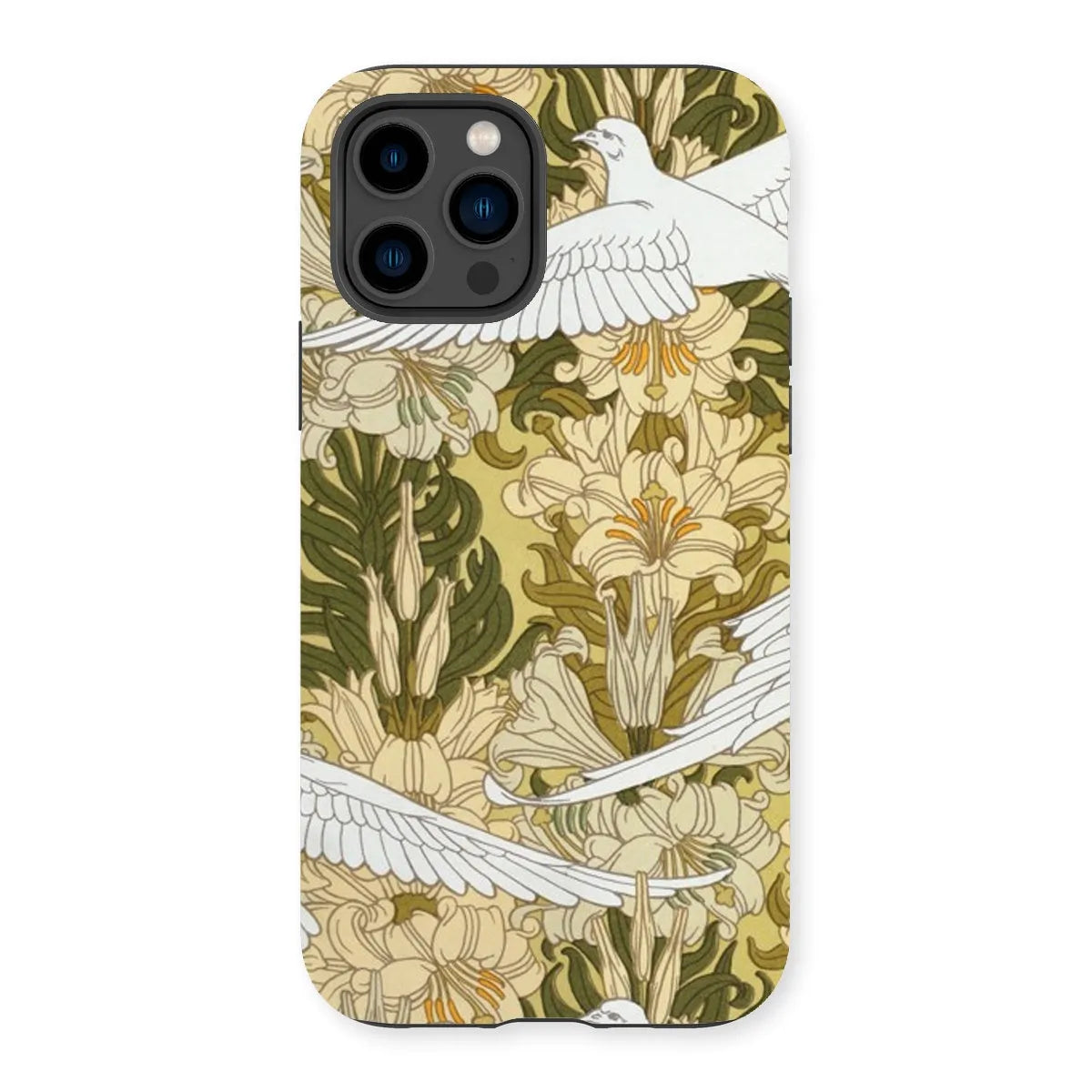 Colombes Et Lis Bird Art Phone Case - Maurice Pillard Verneuil - Iphone 14 Pro / Matte - Mobile Phone Cases - Aesthetic