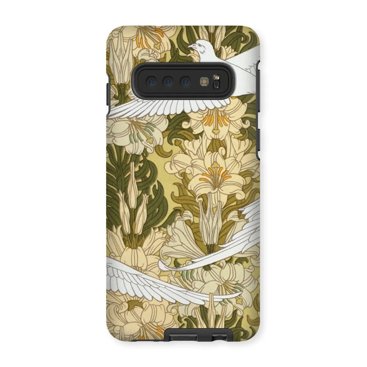 Colombes Et Lis Bird Art Phone Case - Maurice Pillard Verneuil - Samsung Galaxy S10 / Matte - Mobile Phone Cases