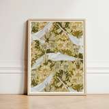 Framed Art Print White Birds Flight Amidst Pattern Pillard Verneuil, Nouveau Home Décor, Captivating Colombes