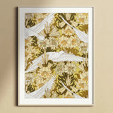 Colombes et Lis - Maurice Pillard Verneuil Art Print, Framed Art Print Floral Pattern White Birds Flight
