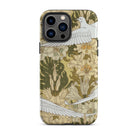 Colombes et Lis Maurice Pillard Verneuil Iphone Case, 13 Pro Max / Matte, Floral Bird Patterned Phone Case