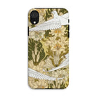 Colombes et Lis - Maurice Pillard Verneuil Iphone Case, Xr / Matte, Decorative Phone Case Art Nouveau-style Floral Pattern White