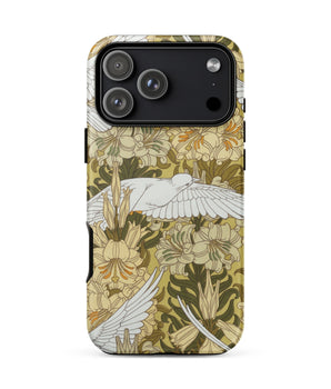 Iphone 17 Pro Max / Matte Colombes et Lis - Maurice Pillard Verneuil Phone Case, Bird Art, Nouveau
