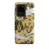 Colombes et Lis - Maurice Pillard Verneuil Samsung Case, Galaxy S20 Ultra / Matte, Phone Case Cream Yellow Green Art Nouveau Floral