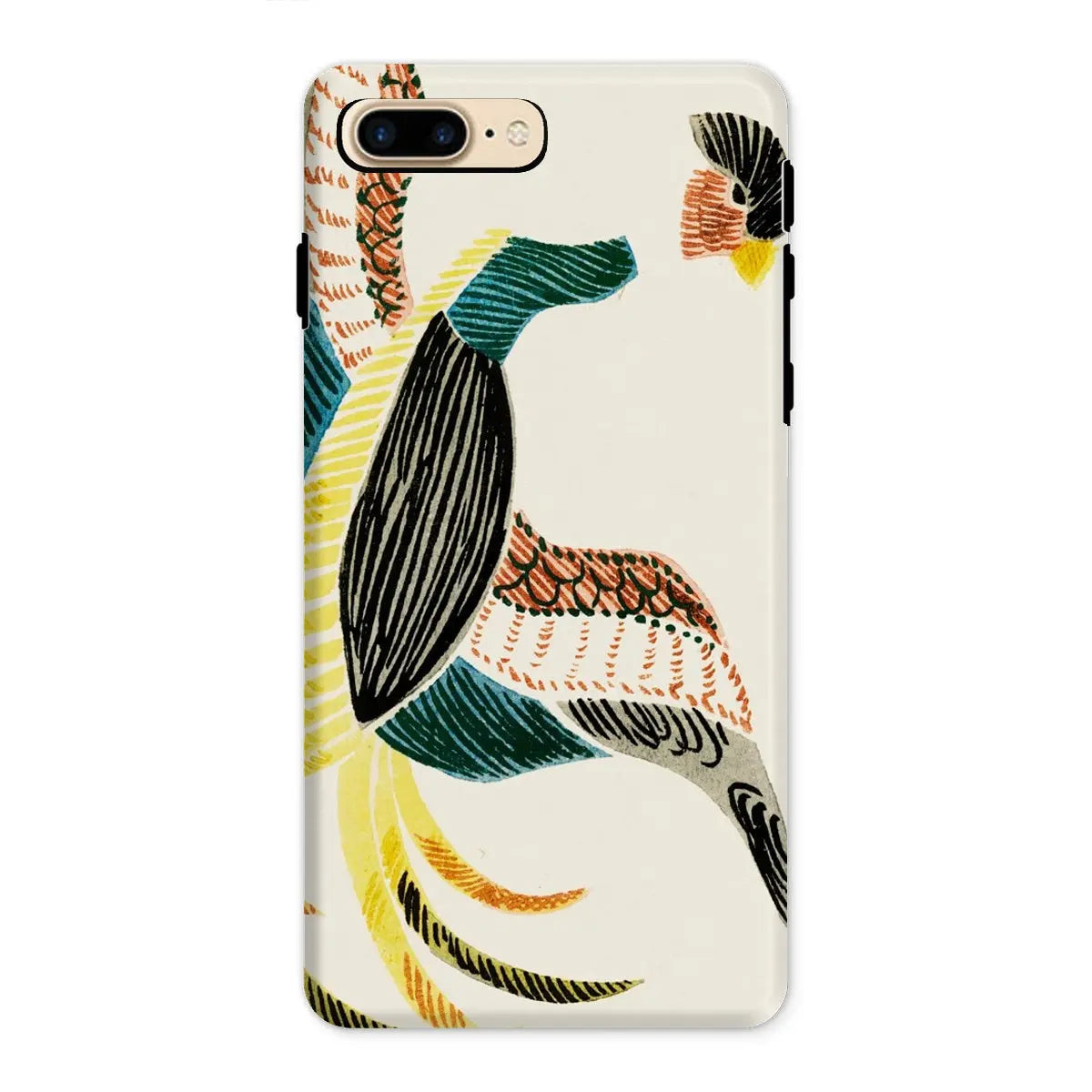 Woodblock Crane - Taguchi Tomoki Bird Iphone Case 8 Plus / Matte Mobile Phone Cases